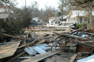 Damage From Hurricane Katrina