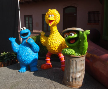 Sesame Street Big Bird Cookie Monster Oscar the Grouch
