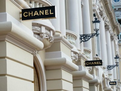 Chanel store sign