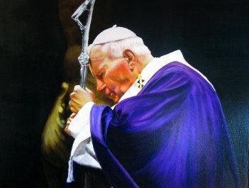 Drawing of pope