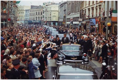 President John F Kennedy motorcade