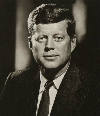 President John F Kennedy