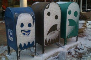 Mailbox snow