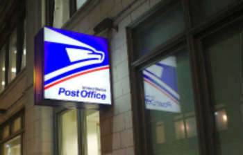 USPS sign